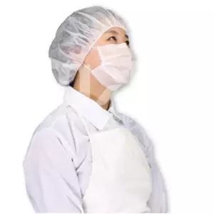식품 제조 공장 손님용 부직포 방진캡 위생모자 100개입 병원 미용실 머리캡 산업용 급식용