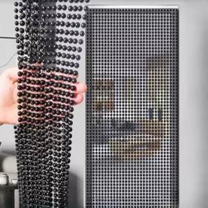 공간분리 구슬 데코 구슬발커튼 막이 문발 분리 나무 커튼