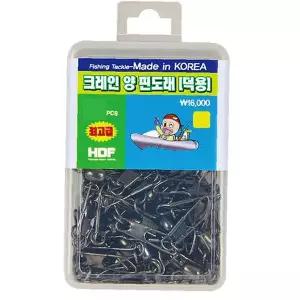 크레인 양핀 도래 덕용 벌크 대용량 핀도래 소품 채비 바다 루어 문어 갑오징어