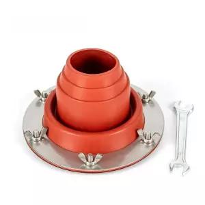 브라켓 화목난로 홀잭 지지대 고정 덮개 연통구멍