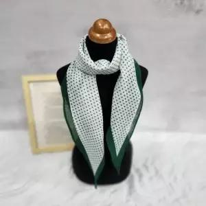 [애슬릿] 도트 스카프 린넨 미니 쁘띠 여성 여름 목 머플러