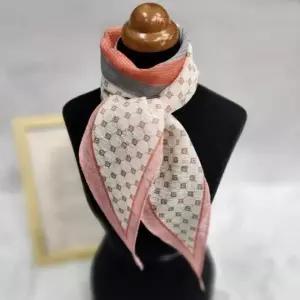 [애슬릿] 중년 여성 스카프 미니 쁘띠 린넨 다이아몬드 머플러