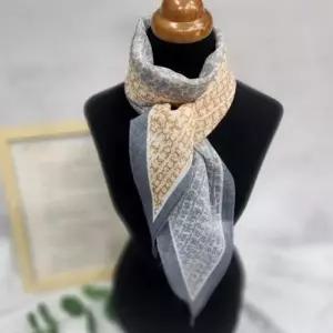 [애슬릿] 여름 스카프 린넨 여성 미니 쁘띠 마름모 머플러