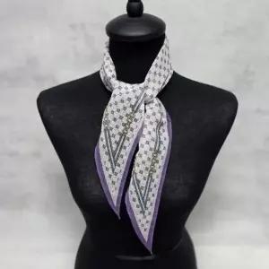 [애슬릿] 린넨 스카프 중년 여성 마름모 미니 쁘띠 머플러