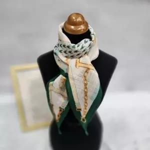 [애슬릿] 쁘띠 스카프 미니 짧은 중년 여성 얇은 봄 머플러