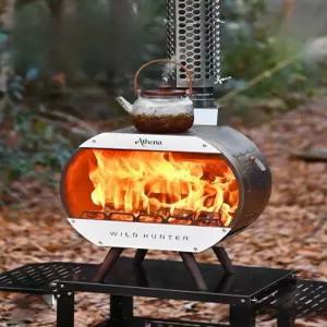 램프 등유난로 아웃도어 캠핑 탁상용 벽난로 감성 소품