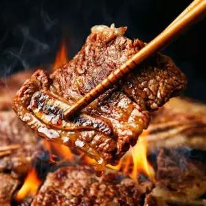 설화우 청귤+유자 숙성 눈꽃 마블링 설화 LA갈비 500g