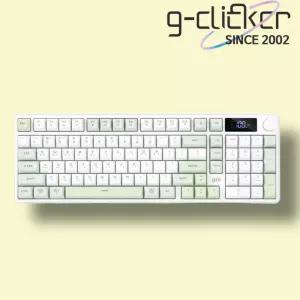 지클릭커 오피스프로 WK50 LCD 98 RGB 풀윤활 사무용 무소음 무선 키보드 그린위치