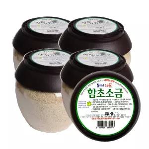 6형제소금밭 맛핌 신안 천일염 함초소금 1.8kg 4개