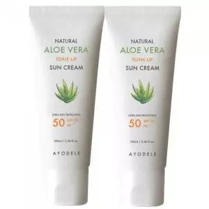 테온셀 [아요델] 내추럴 알로에베라 선크림 100ml x 2개