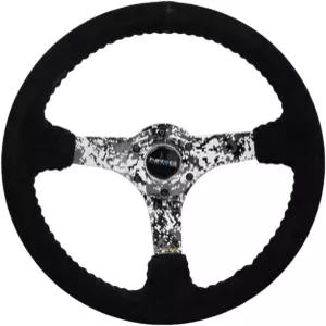 NRG 이노베이션스 NRG-RST-036DC-R 강화 스티어링 휠 하이드로 딥 디지털 카모 3인치 깊이 5mm 스포크