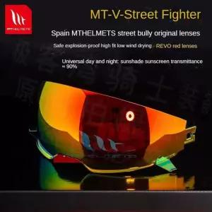 헬멧 바이저 MT 실드 MT-V-STREET 유리 렌즈 파이터 앞 스트리트 부품 컬러 바이