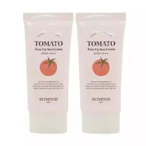 테온셀 [임박특가]1+1스킨푸드 토마토 톤업 선크림50ml26년05월26일까지