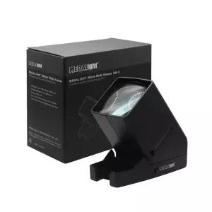 MEDALight SV-3 LED 35mm 일광 필름 슬라이드 및 네거티브 뷰어 HD 3배 확대 LED 스크린 포함