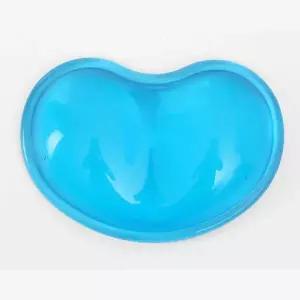 TBZ 말랑한 투명 마우스 손목받침대 블루 마우스패드