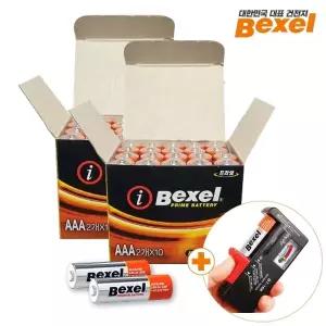 벡셀 도어락 리모컨 프라임 알카라인 건전지 벌크 AAA 40알+잔량측정기