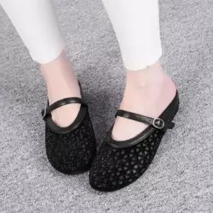 [다잇템] 여성 SS 망사 트윙클 스트랩 뮬