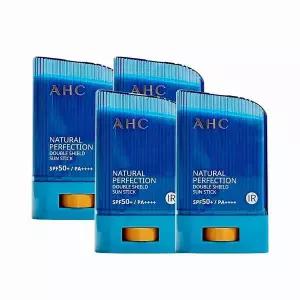 테온셀 AHC 내추럴 퍼펙션 더블 쉴드 선스틱 22g (SPF 50+) 파랑색 4개