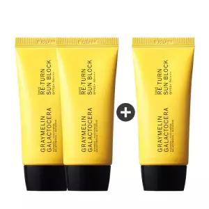 테온셀 갈락토세라 리턴 썬블록 50ml 3개 (진정 선크림)