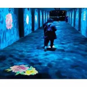 파도 조명 패턴 아쿠아리움 간접 램프 술집 무드등