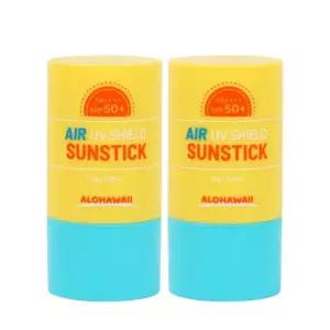 테온셀 (2개)알로하와이 UV쉴드 에어 선스틱 23g SPF50+ PA++++ /끈적임없는 스틱선크림 선블록 자외선차단