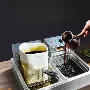 유 정제 종이 업소용 거름종이 여과기 필터 기름 50매