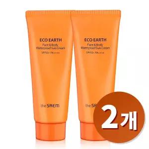 테온셀 더샘 에코 어스 페이스앤바디 워터프루프 선크림 100g x2개