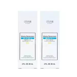테온셀 애터미 선크림 2개 SPF50+ (화이트/베이지) 무 료 배 송