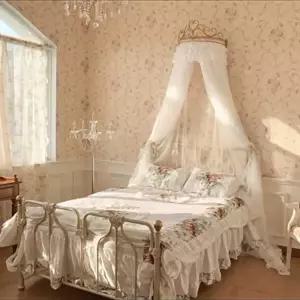 철제 침대 프레임 엔틱 홈스테 싱글 북유럽 조립 공주