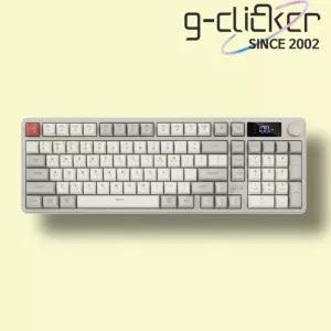 지클릭커 오피스프로 WK50 LCD 98 RGB 풀윤활 사무용 무소음 무선 키보드 레트로