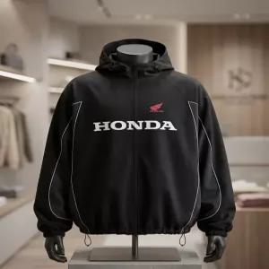 혼다 hondaxphyps Honda Hoodie Cap Track JacketBlack