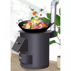 장작 화덕 드럼통 가정용 무연 불멍 화로 난로 야외