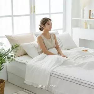 글로리 뱀부 시어서커 여름이불 슈퍼싱글 라지킹 밴딩 패드 시원한 침구세트