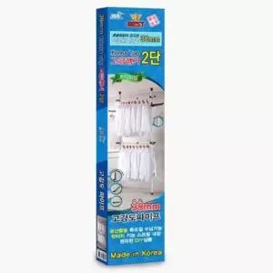 [생활] 2단 폴 행거 38mm 옷걸이행거 국산행거 이단행거 2단옷걸이행거 의류행거