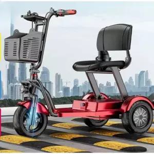 노인용 접이식 장애인 전기 전동스쿠터 삼륜 배터리