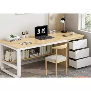 고등학생 책상 1인용 작은 중학생 심플 데스크 원목