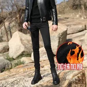 흰색 화이드 청바지 데님 진 바지 봄/여름용 스타일 블랙 스키니 슬림핏 신축성 좋은 트렌디한 남성 팬츠