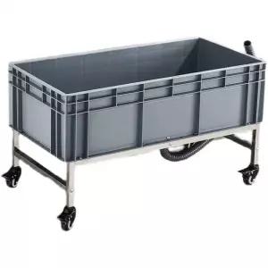 빨래 통 이동식 물받이 바퀴달린 바퀴 업소용 세면대