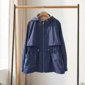 [하프클럽/옷자락]여성 나일론 혼합 케이프 오버사이즈 야상 자켓