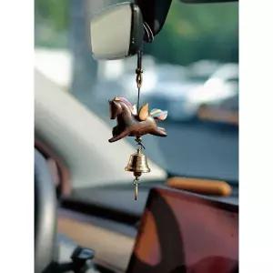 페가수스 룸미러 장식 원목 스윙 실내 팬던트 꾸미기 우드 초인종 자동차 악세서리 소품 벨