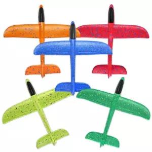 신상 5칼라 추천템 무동력 에어글라이더 비행기 스티로폼