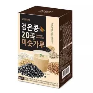 건강 곡물 분말 식품 40포 20곡 혼합 미숫가루 검정콩