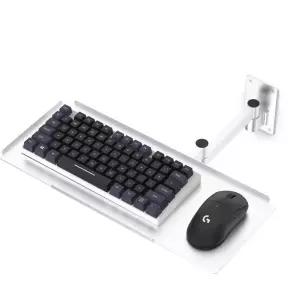 벽걸이 키보드 받침대 접이식 거치대 정리 마우스 랙