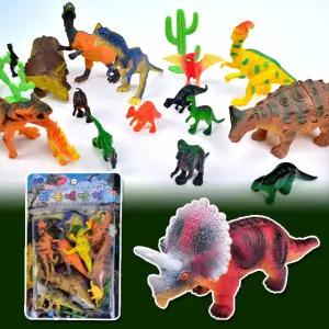 공룡 장난감 티라노사우루스 트리케라톱스 피규어 과학 스피노사우루스 모형 랩터 미니 세트
