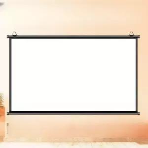 빔프로젝터스크린 대형 이동식 사무실 캠핑 카페 빔스크린