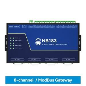 Modbus 게이트웨이 RS485 RS232-RJ45 직렬 서버 이더넷 투명 변속기 NB183S TCP UDP MQTT HTTP 워치독