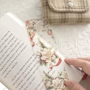 스노우로제 투명책갈피