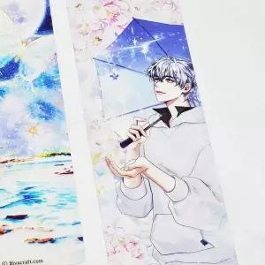 나비청년 투명책갈피