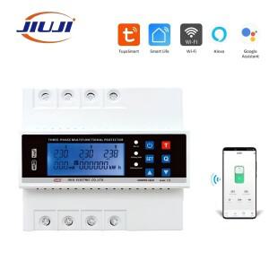 JJMVPD3-63LW WiFi 에너지 미터 3상 스마트 미터 스마트 투야 지능형 역률(PF) 모니터, 전압 보호기