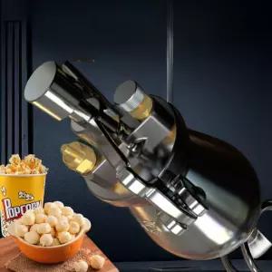 뻥튀기기계 팝콘머신 쌀부풀리기 가정용 캠핑용 스테인리스 미니 야외 세트 업소용 만들기